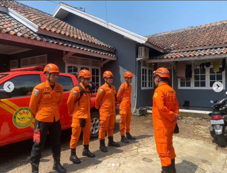 Seorang Pria Terjatuh ke Sumur di Sukakerta Kab. Cianjur, Tim Rescue Unit Siaga SAR Cianjur Diterjunkan ke Lokasi Kejadian